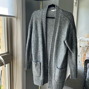 Oversized gray cardigan (Garage, XS)
